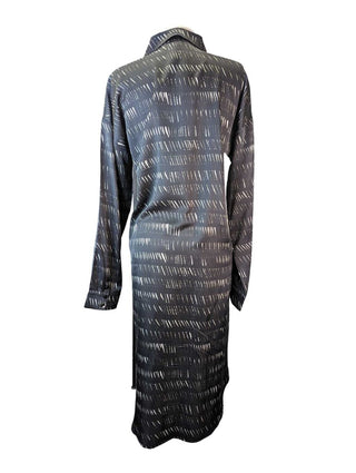 R silk button tunic/dress