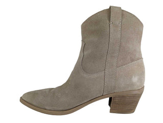 R Faux Suede Western Bootie