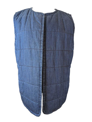 R Chambray Puffer Vest