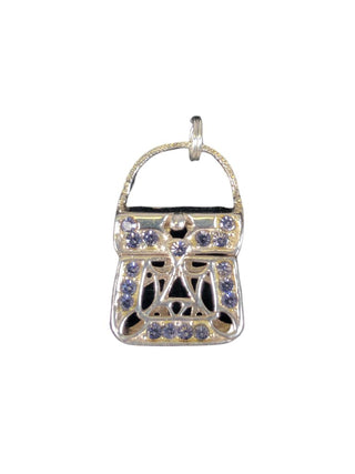 R Sterling handbag charm