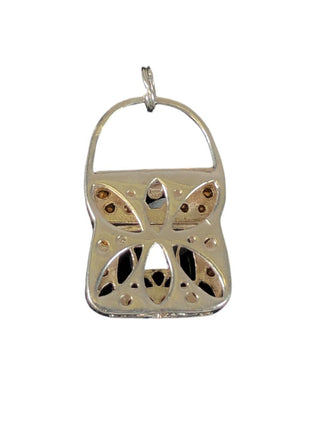R Sterling handbag charm