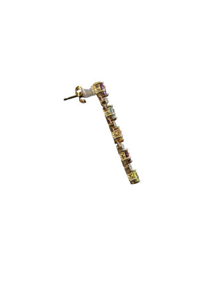 R vermeil multi stone earrings