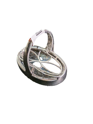 R sterling labradorite ring