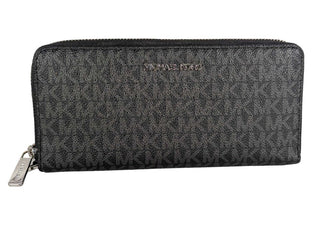 R Monogram Zip Around
