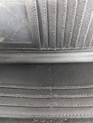 R Monogram Zip Around