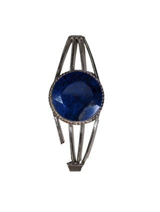 R sterling lapis cuff