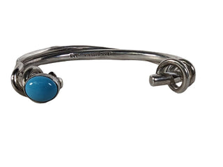 R sterling turquoise cuff