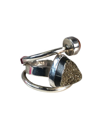 R SS Druzy Stone Ring