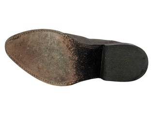 R Leather Western Bootie