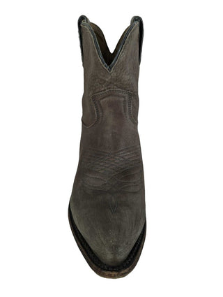 R Leather Western Bootie