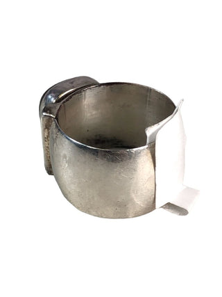 Sterling stone cigar band ring