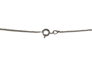 R sterling pendant necklace