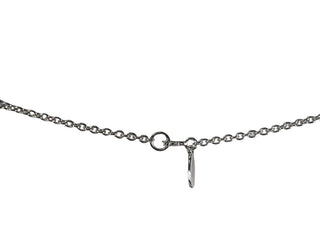 R sterling cz necklace