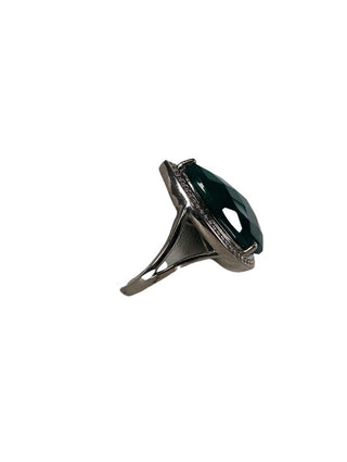 R stainless steel stone ring