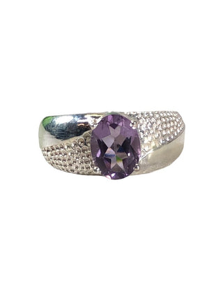 R SS Oval Stone Ring