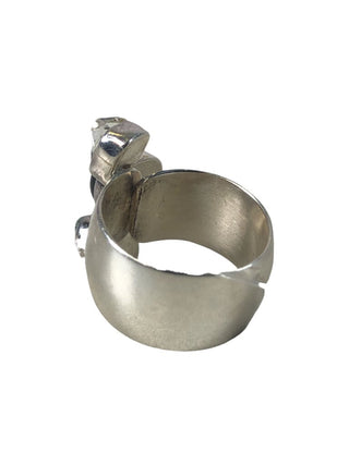 R SS Triple Stone Ring