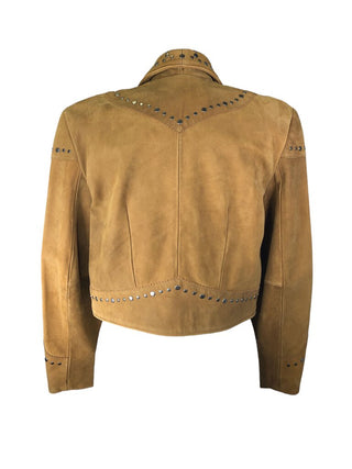 R Studded Suede