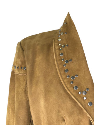 R Studded Suede