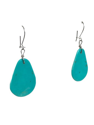 R SS Stone Slab Earrings