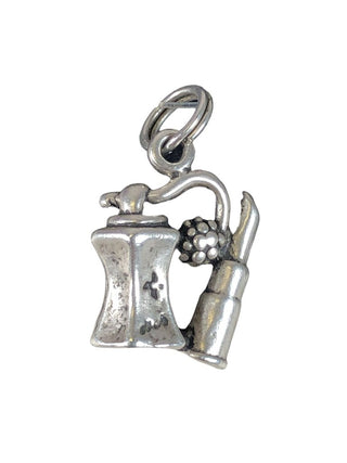 Sterling lipstick/perfume charm
