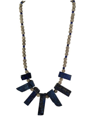 R SS Lapiz Lazuli Chunky Necklace