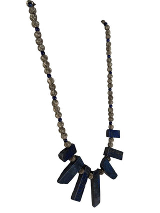 R SS Lapiz Lazuli Chunky Necklace