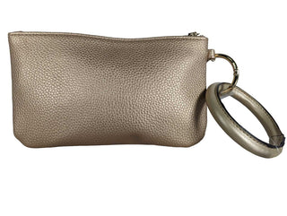 R Metallic Wristlet