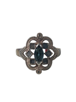 R SS Marquis Stone Ring