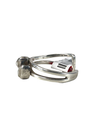 R SS Two Herkimer Diamond Ring