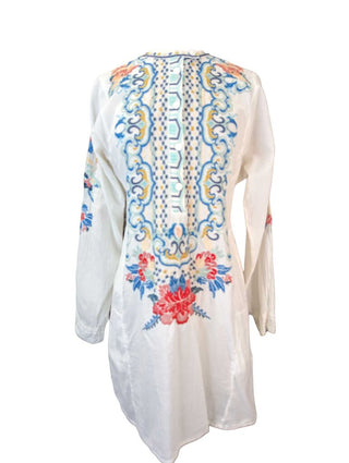 R Cotton Embroidered Blouse