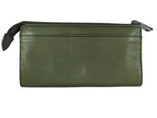 R Pebbled Leather Wallet