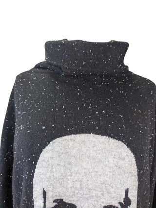 R Skull Sweater Dress