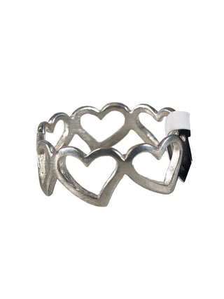 R SS Heart Band Ring