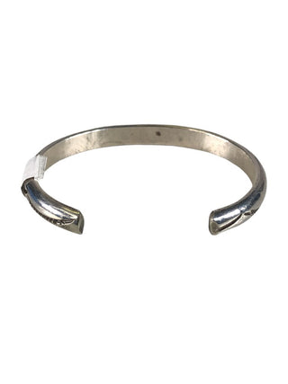 R Mexican Silver Stamped Cuff