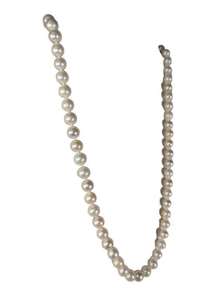 R 14K Pearl Necklace w/Gold Clasp