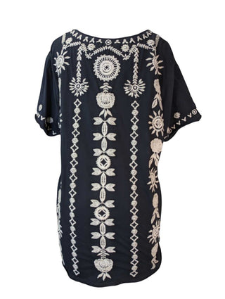 R Embroidered Cotton Blouse