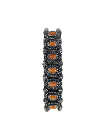 R SS Orange Spiny Oyster Rope Cuff