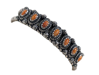 R SS Orange Spiny Oyster Rope Cuff