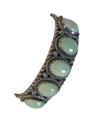 R SS Oval Gaspeite Rope Cuff