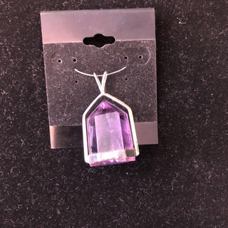 Sterling crystal pendant