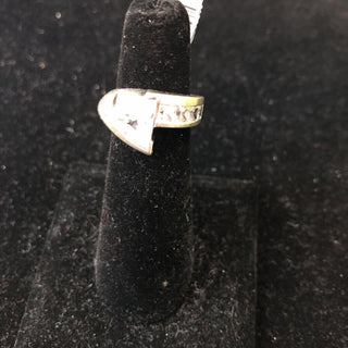 R SS Trilliant Cut Ring