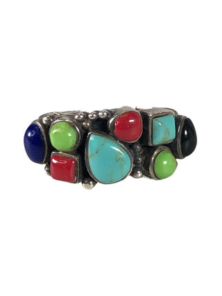 R SS Multi Stone Ring