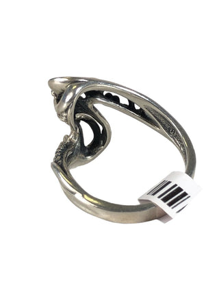 R SS Filigree Wave Ring