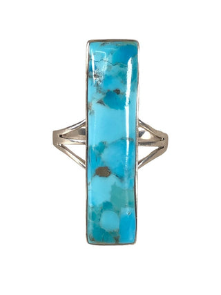 R SS Rectangular Stone Ring