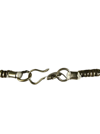 Nickel silver inlaid stone necklace