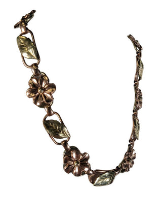 R 1/20 Kt G.F Leaf Flower Necklace