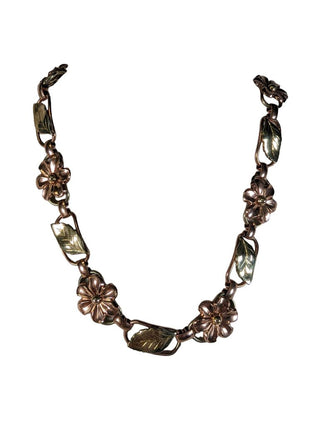 R 1/20 Kt G.F Leaf Flower Necklace