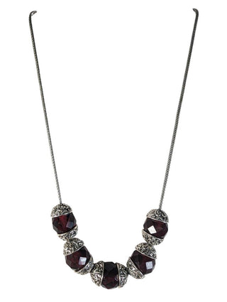 R Stone Costume Necklace