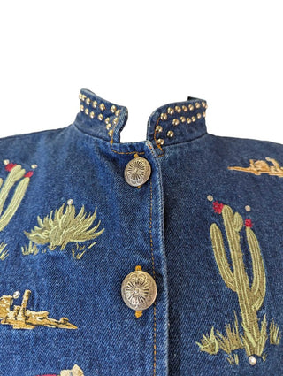 R Vintage Horse Embroidered Jacket