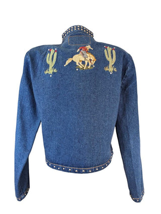 R Vintage Horse Embroidered Jacket